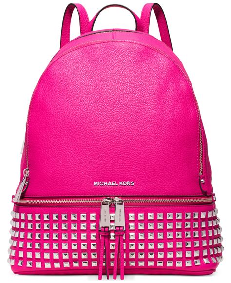 michael kors large studded backpack|michael kors large backpack outlet.